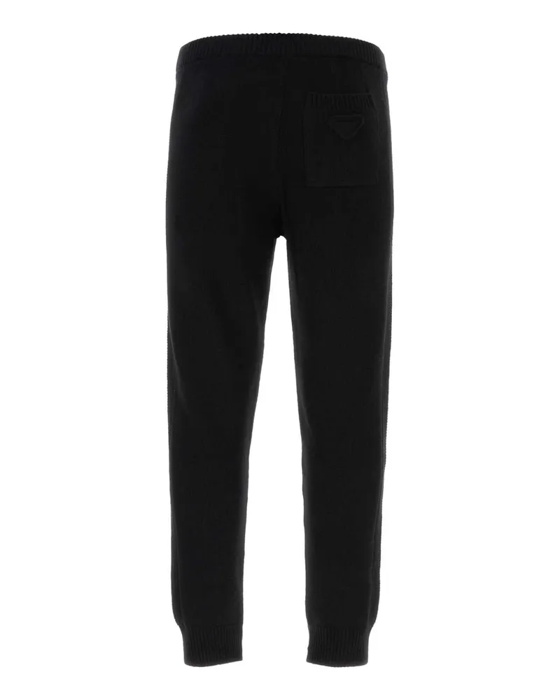 Prada Men's Black Wool Blend Pant Nero Pantaloni Black