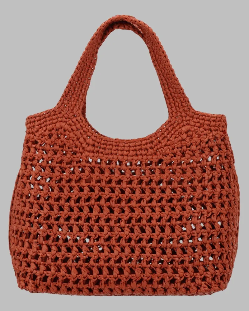 TOD'S Viscose-Blend Mini Shoulder Bag — Red Red