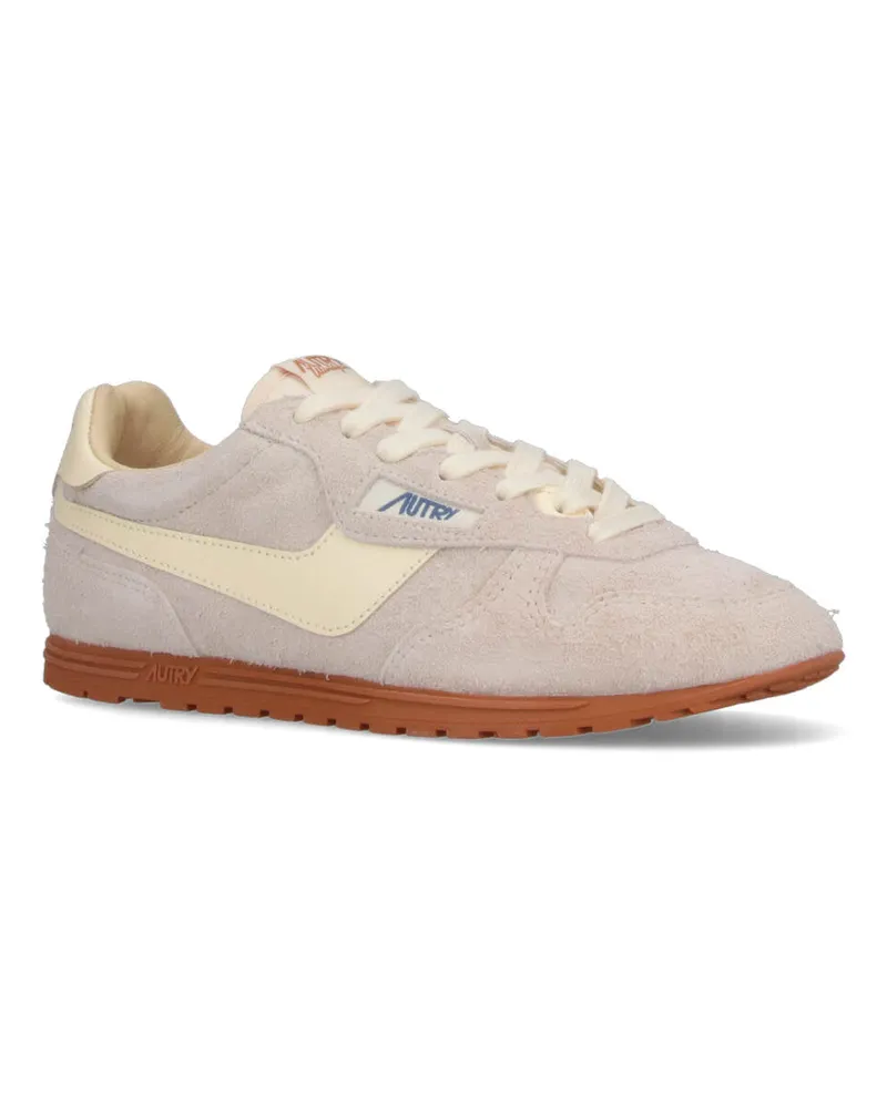 AUTRY Women's Sneakers Beige Upper: Suede Cow Leather Beige