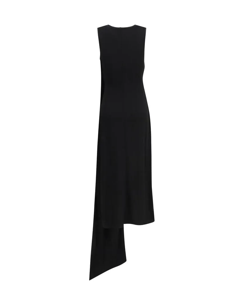 AMI Paris Women's Black Viscose Casual Dress Black