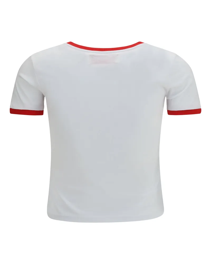 Fiorucci Women T-Shirt Cotton With Logo White T-Shirts And Polos White