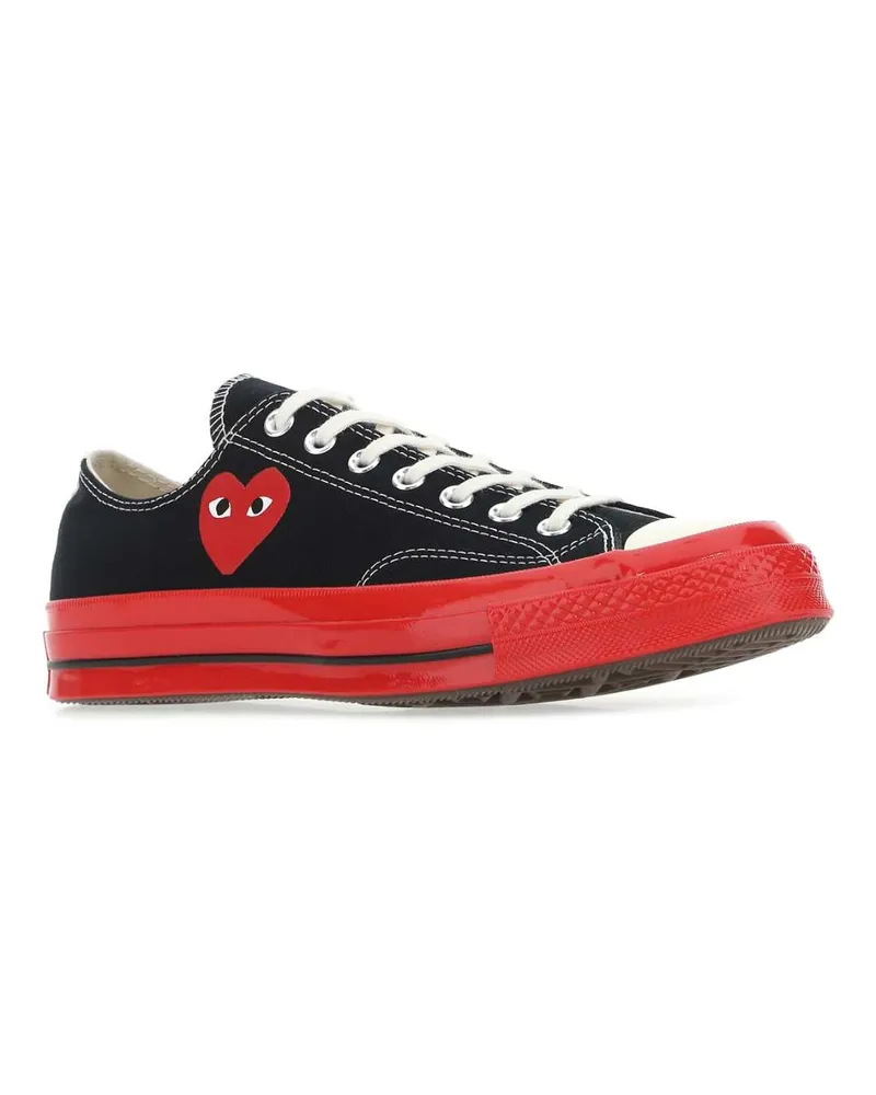 Comme des Garçons Unisex Black Canvas Comme Des Garã§ons X Converse Sneakers Black