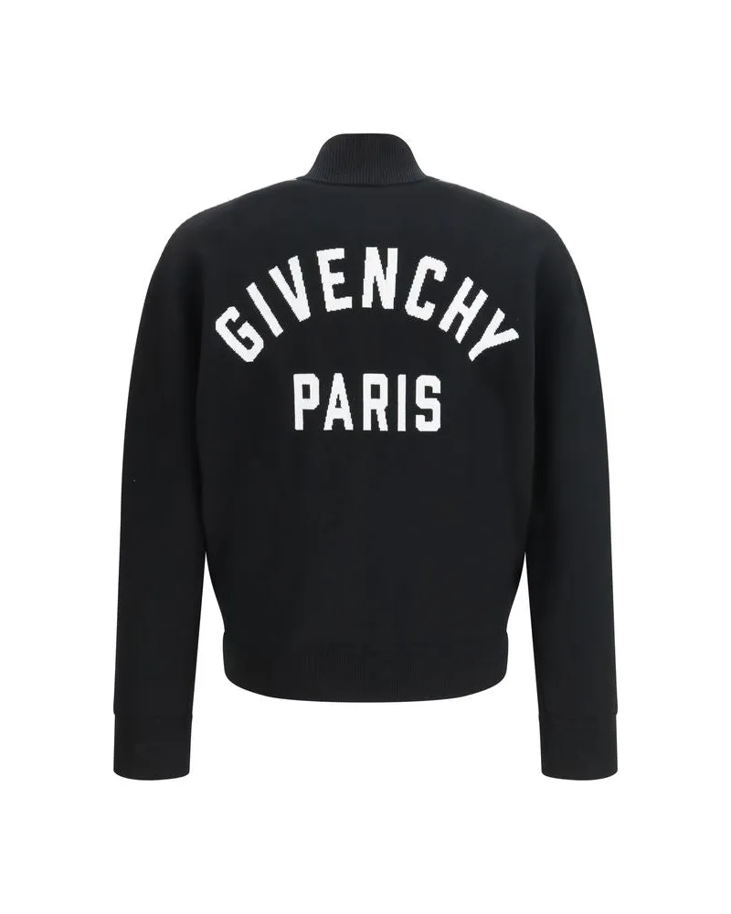 Givenchy Men's Black Wool Cardigan Clothing Black