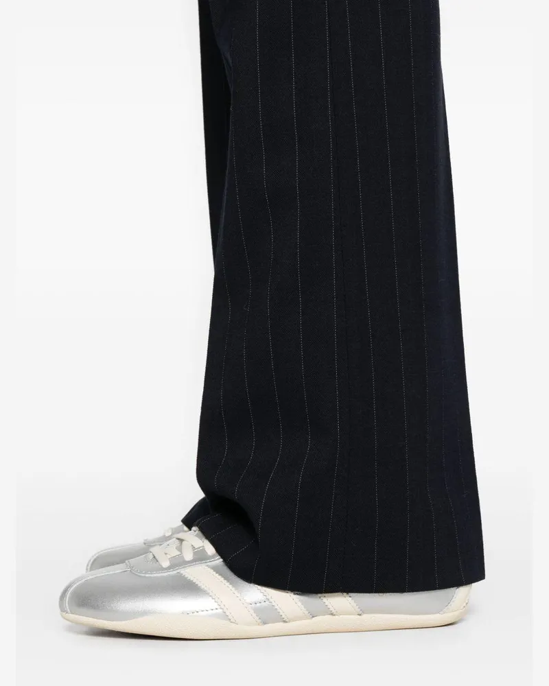 Pinko Women's Trousers Blue Polyester Navy