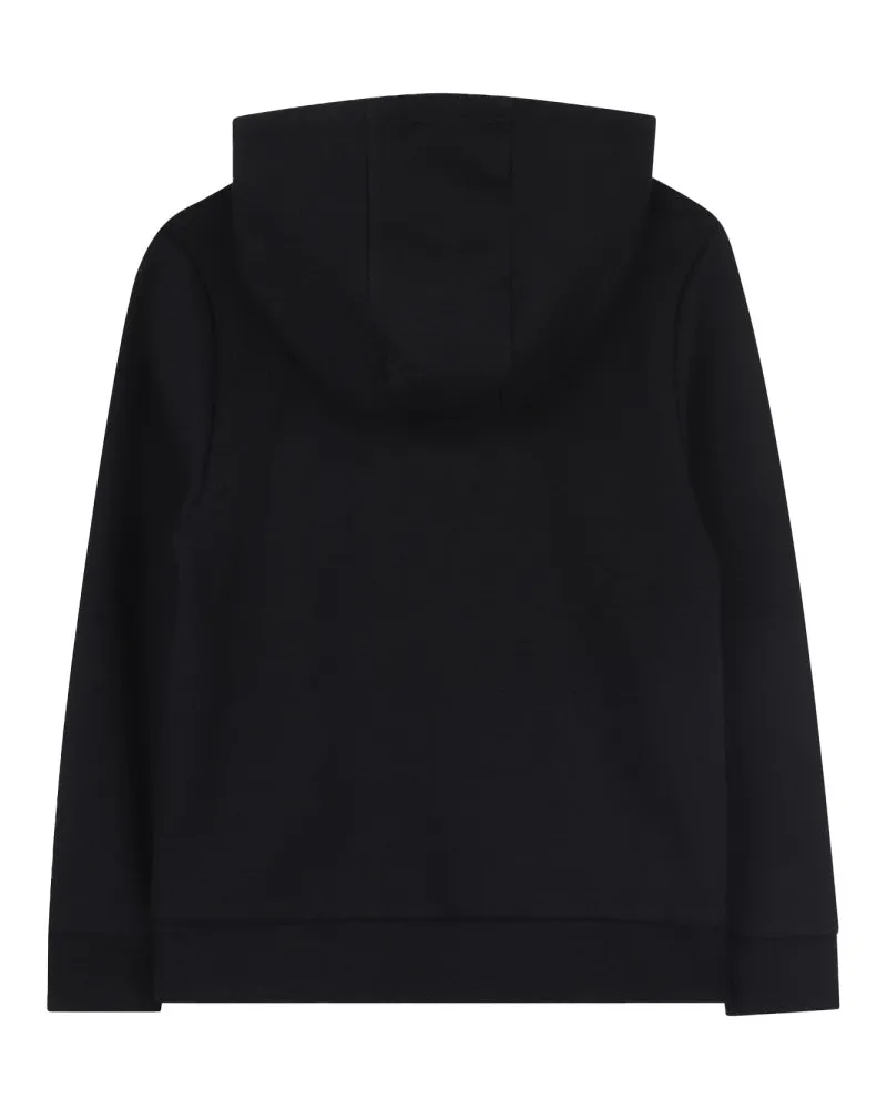 HUGO BOSS Cotton Blend Hoodie — Black Black