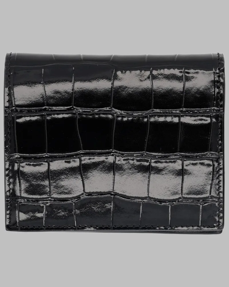 Vivienne Westwood Orb Detail Leather Wallet — Black Black