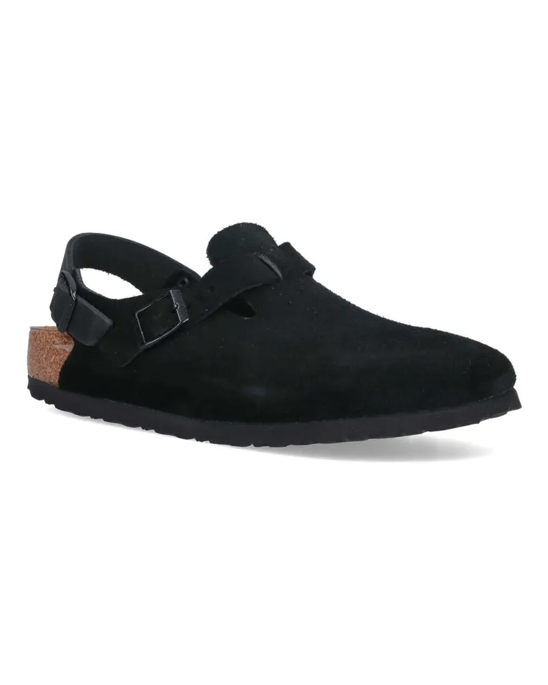 Birkenstock Women's Sandals Black Suede Leather Black