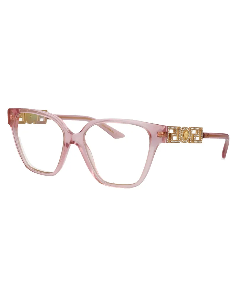 Versace Women's Sunglasses 0ve3358b Transparent Pink Acetate Glasses & Frames Pink