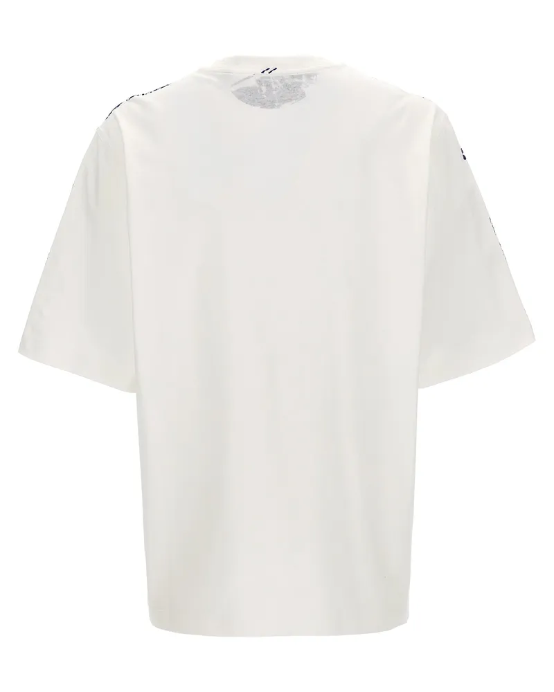 Burberry Logo-Print Cotton T-Shirt — Multicolor Multicolor