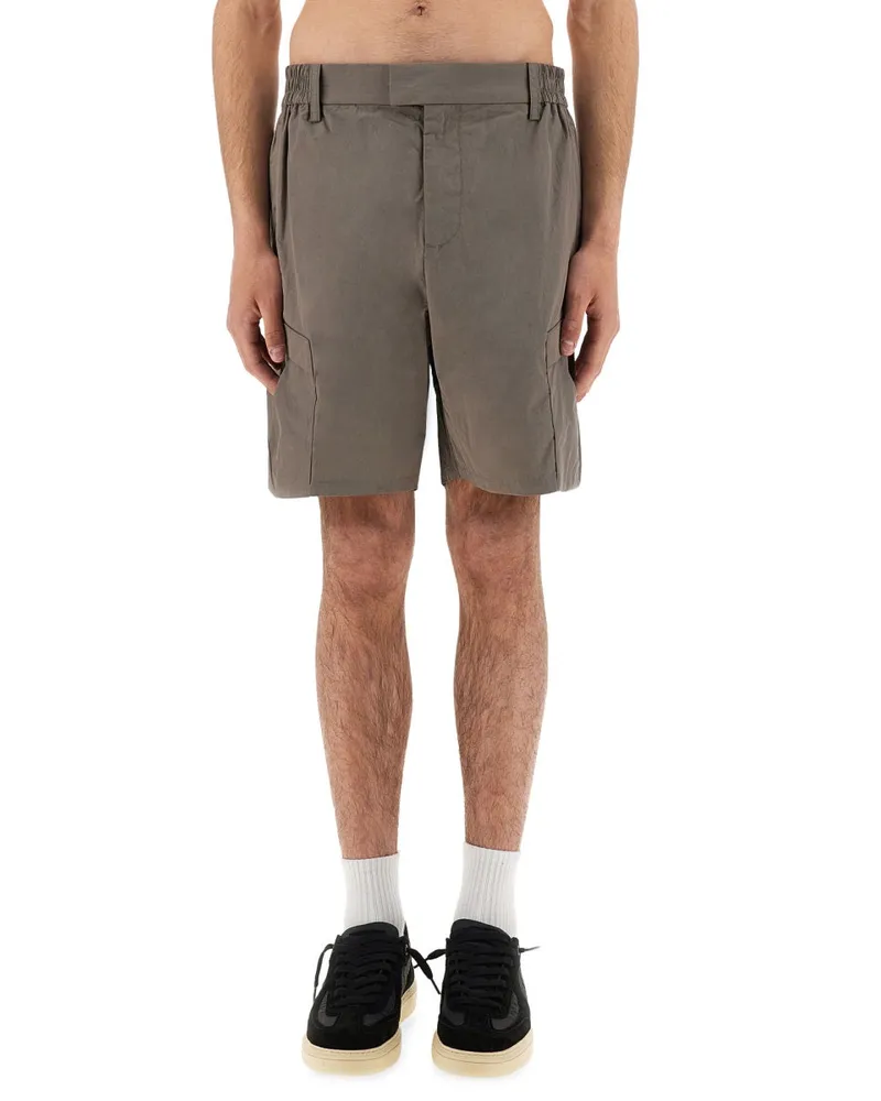 REPRESENT Cotton-Blend Tech Cargo Shorts — Gray Gray