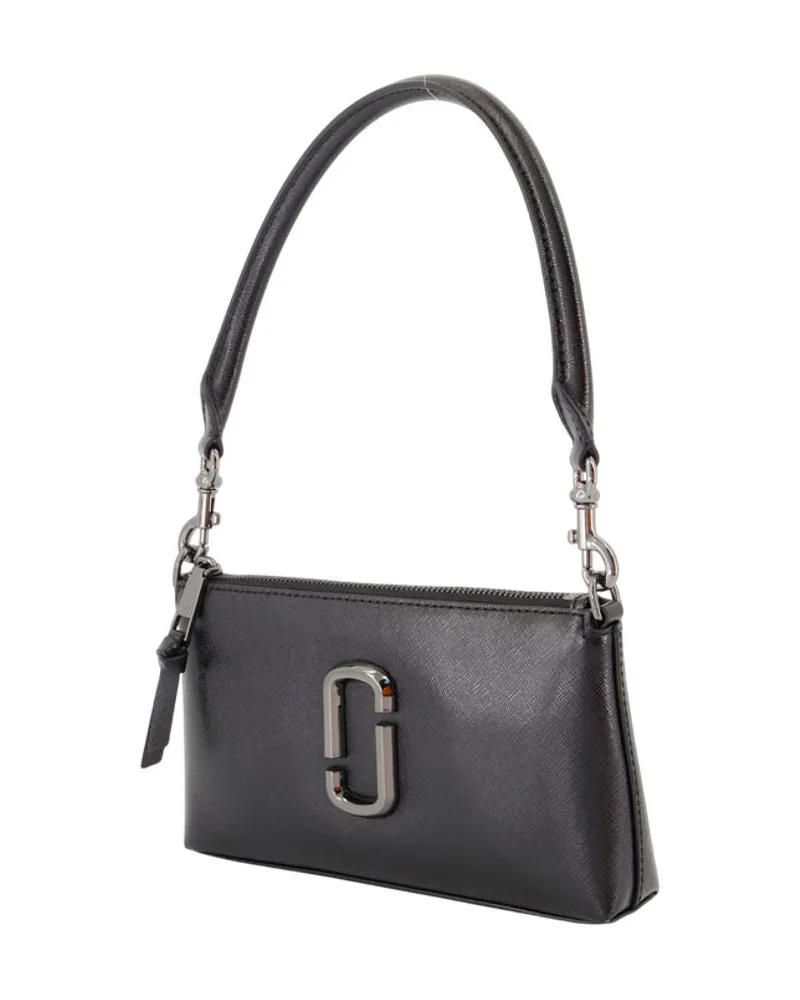 Marc Jacobs Women's The Pochette -  Leather Black Cowhide Bags Shoulder-Hobo-Bags Black