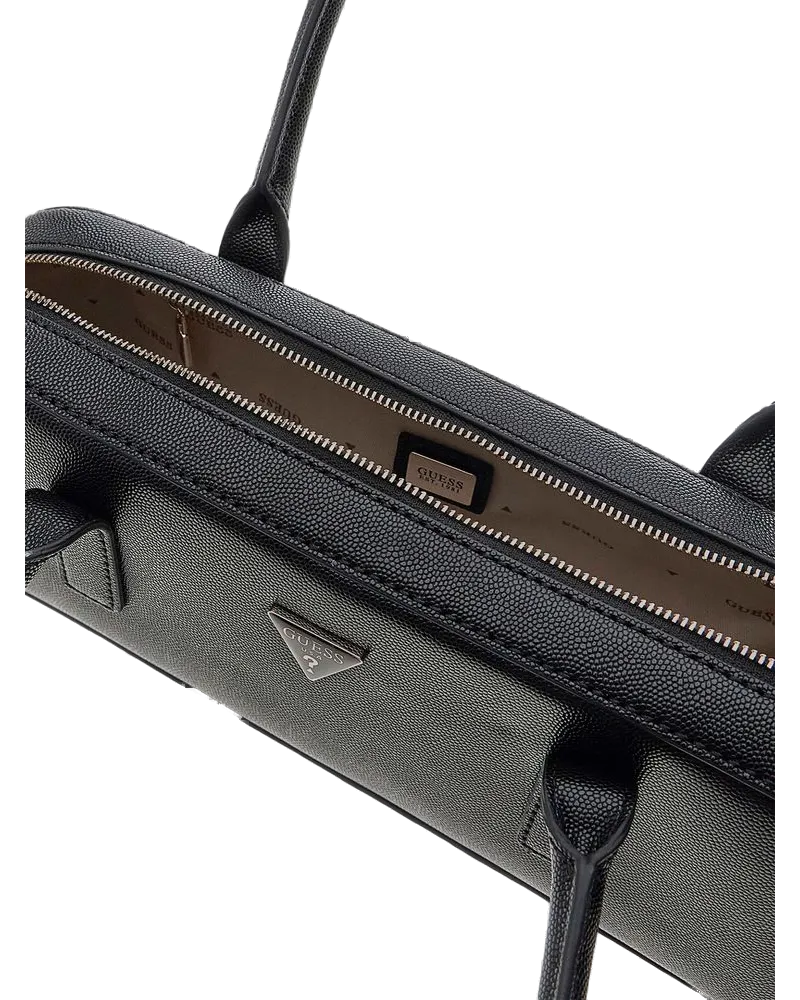 Guess Women's Shoulder Bag Black Polyurethane - Shoulder-Bags Black