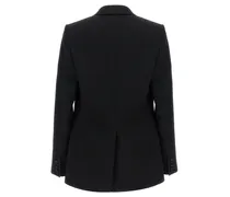 Men's Black Wool Blazer Clothing