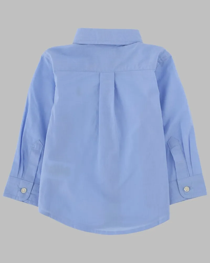 Ralph Lauren Cotton Sport Shirt — Blue Blue