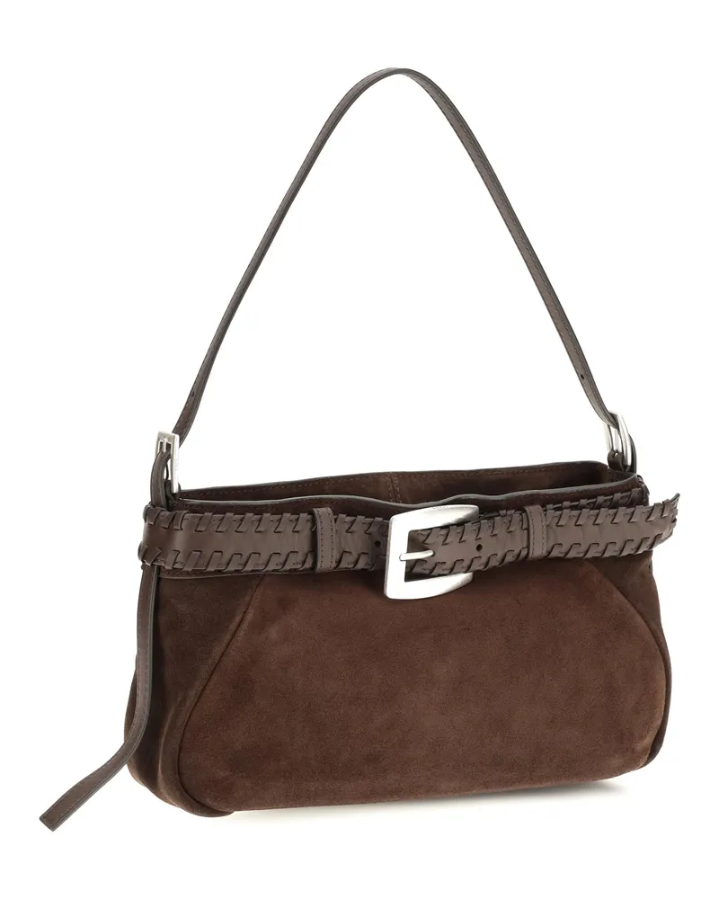 STAUD Brooklyn Shoulder Bag — Brown Brown
