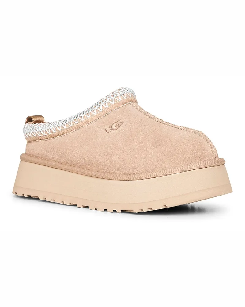 UGG Women's Mules Tazz Ii Beige Leather Sandal Beige