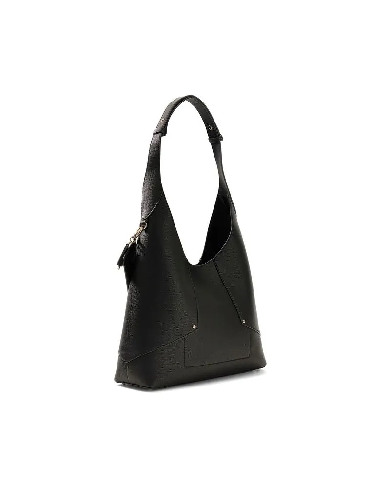 Guess Women's Hobo Black Polyurethane Black