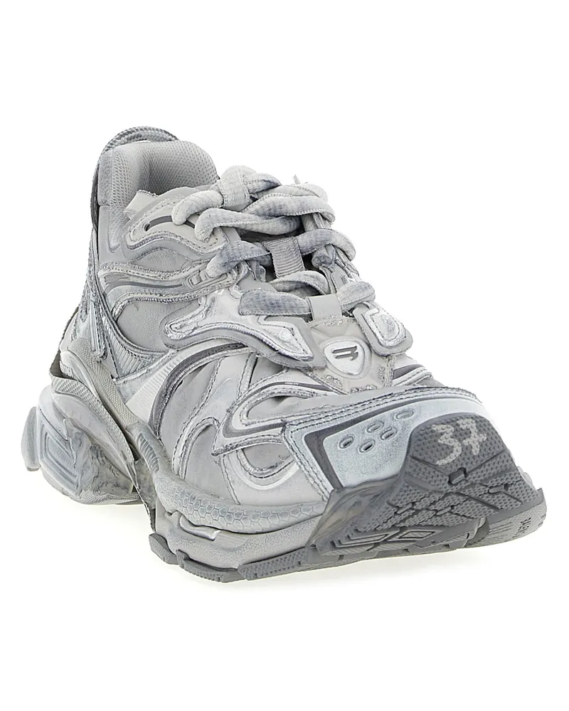 Balenciaga Women's Gray Polyethylene Athletic Sneakers Gray