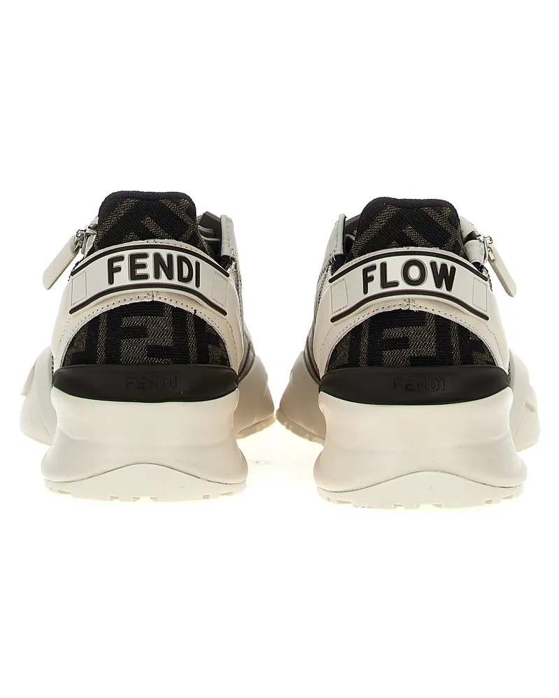 Fendi Women's Multicolor Calf Leather Bos Taurus Athletic Sneakers Multicolor