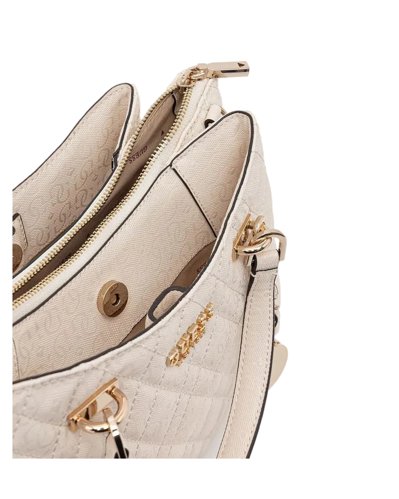 Guess Isemay Gfriend Shoulder Bag — White White