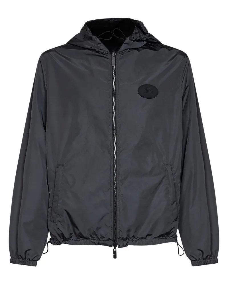 Burberry Reversible Newport Check Jacket — Grey Grey