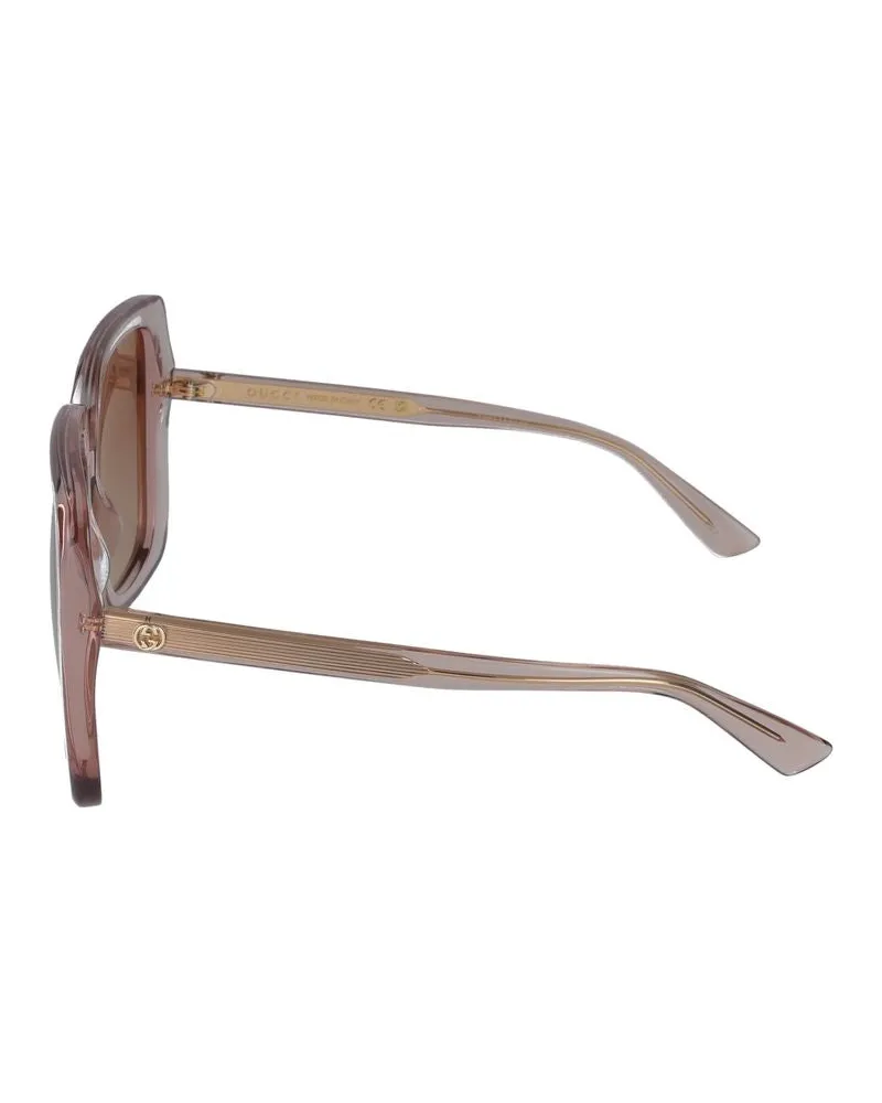 Gucci Women's Sunglasses  Gg1314s 005 Beige Brown 19-140 Acetate Beige