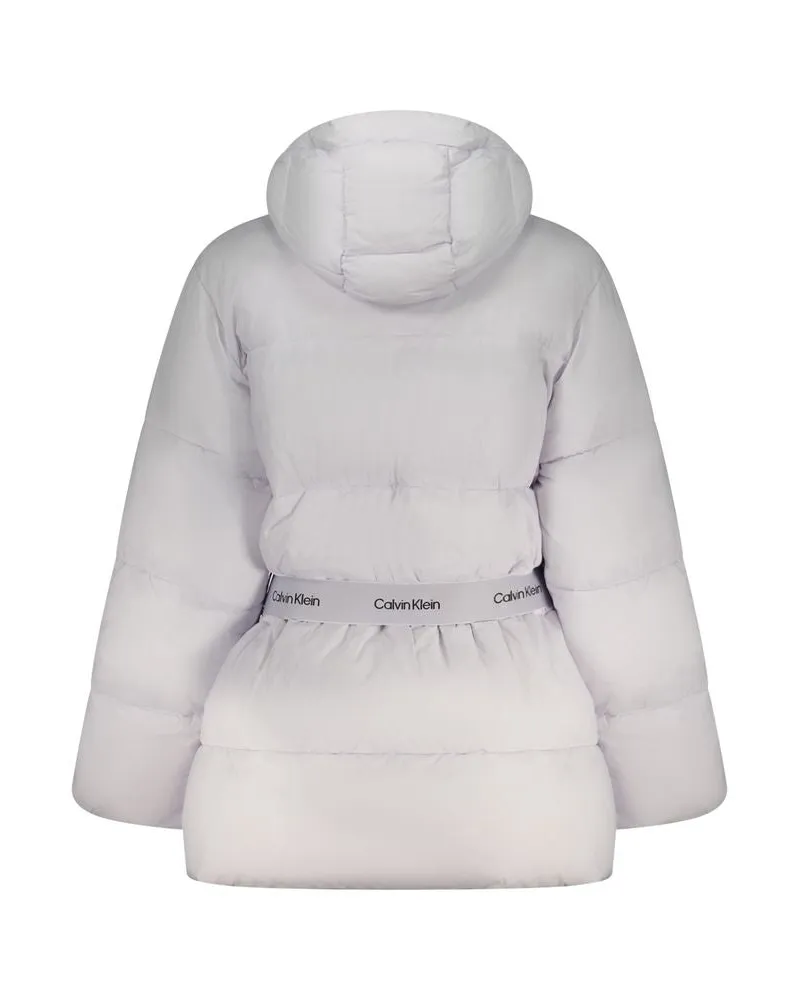 Calvin Klein Quilted Nylon Jacket — Purple Purple