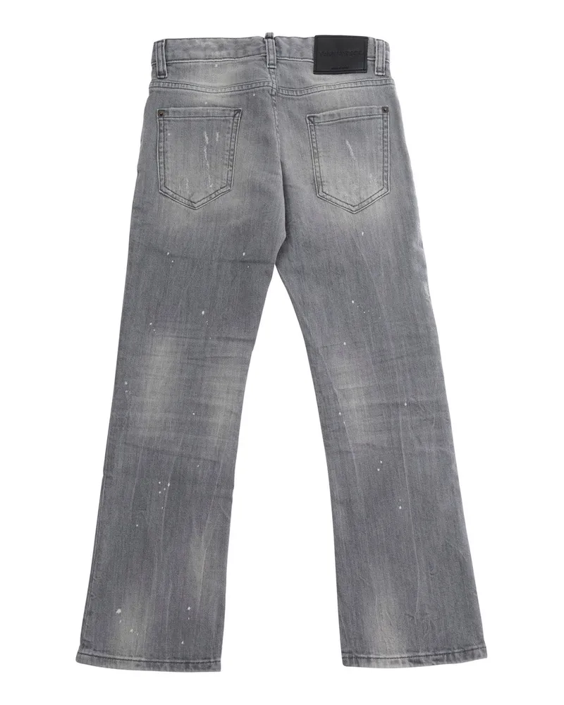 Dsquared2 Boys' Jeans American Grey Denim Cotton Gray