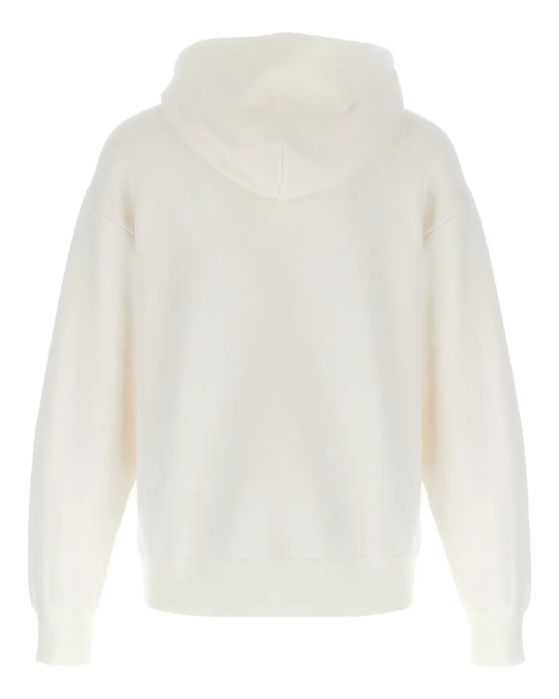 Valentino Garavani Logo-Print Cotton Hoodie — White White