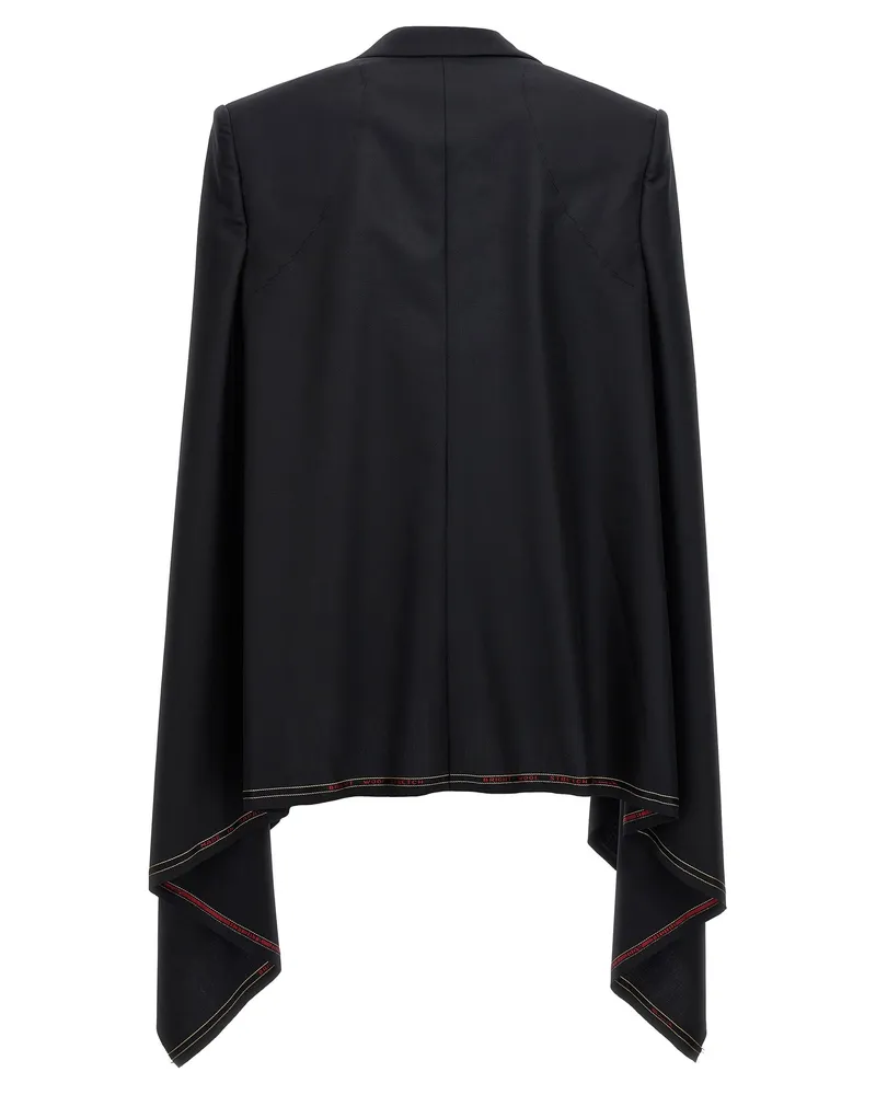 Junya Watanabe Wool Cape — Black Black