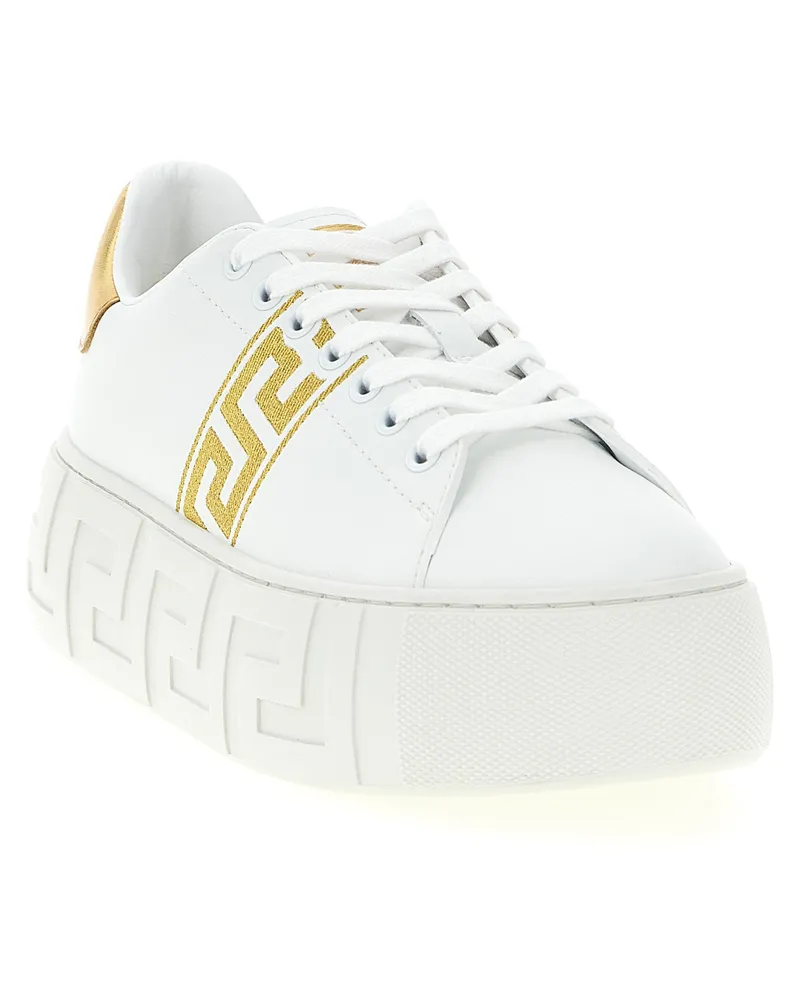 Versace La Greca Sneaker — White White