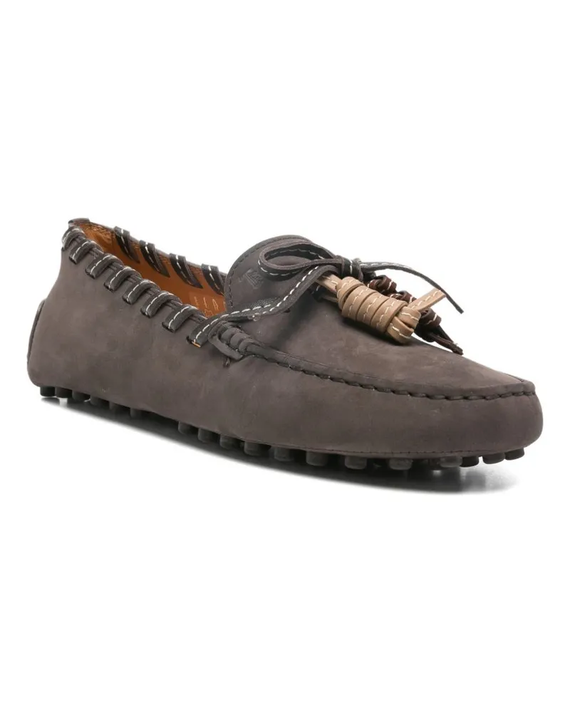 TOD'S Gommino Flat — Brown Brown