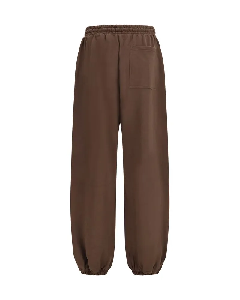 Palm Angels Cotton Joggers — Brown Brown