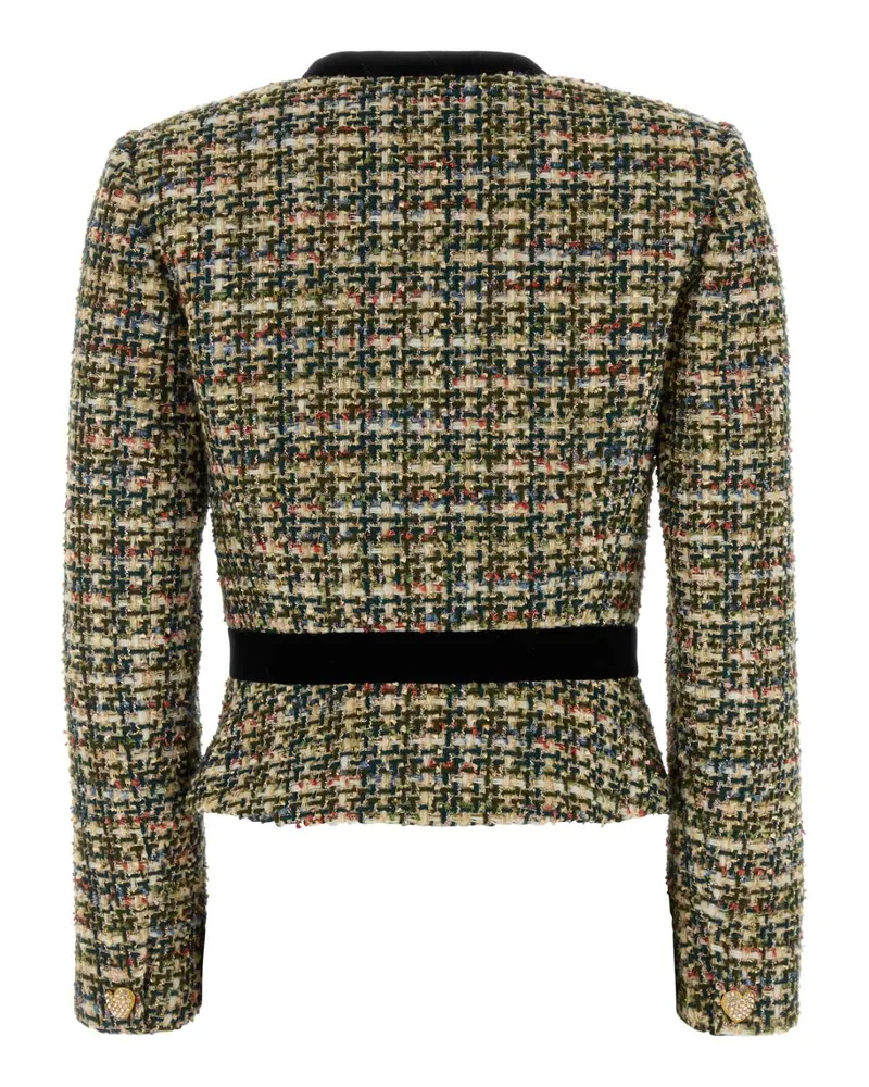 Valentino Garavani Women's Multicolor Tweed Blazer Wool Acrylic Nylon Blazers Multicolor