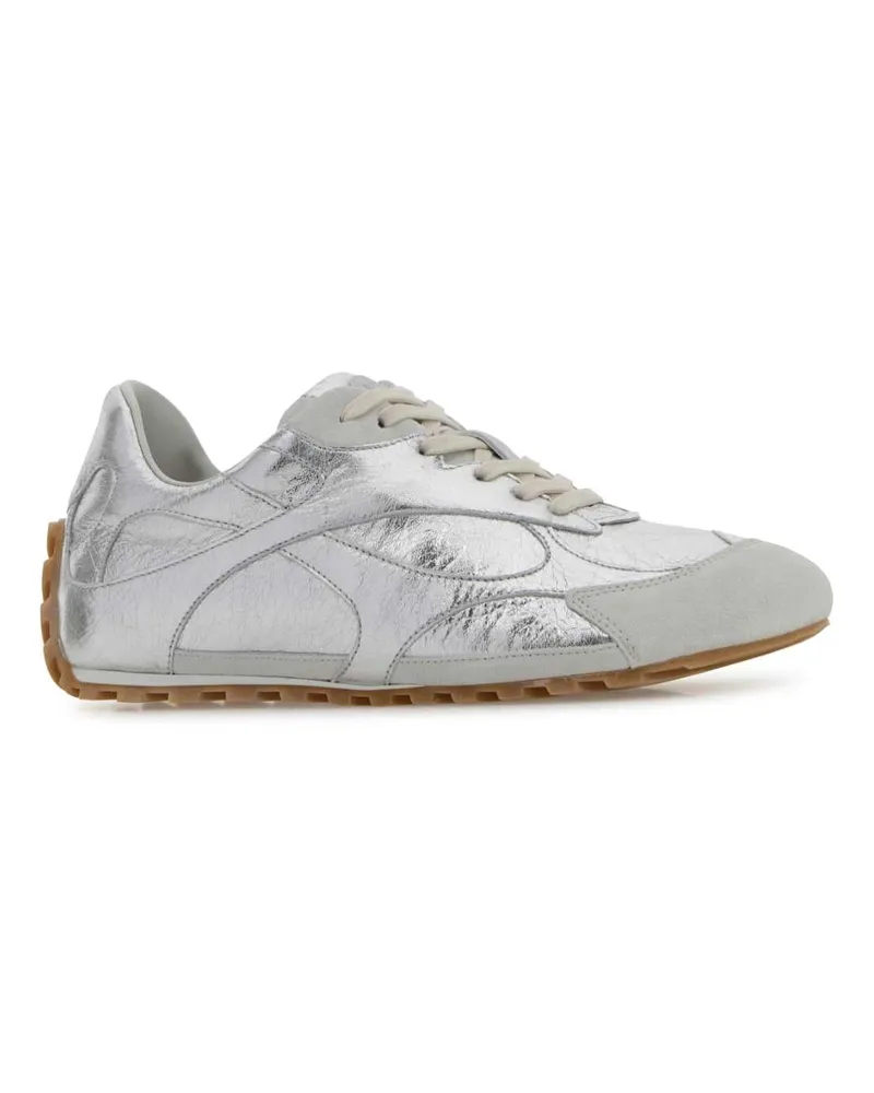 Bottega Veneta Cosilveroptical Sneaker Silver