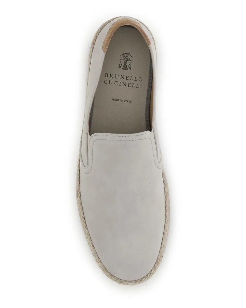 Brunello Cucinelli Men's Suede Sneakers Lamb-Siena Upper: Calf Leather Trainers Lamb/siena Beige