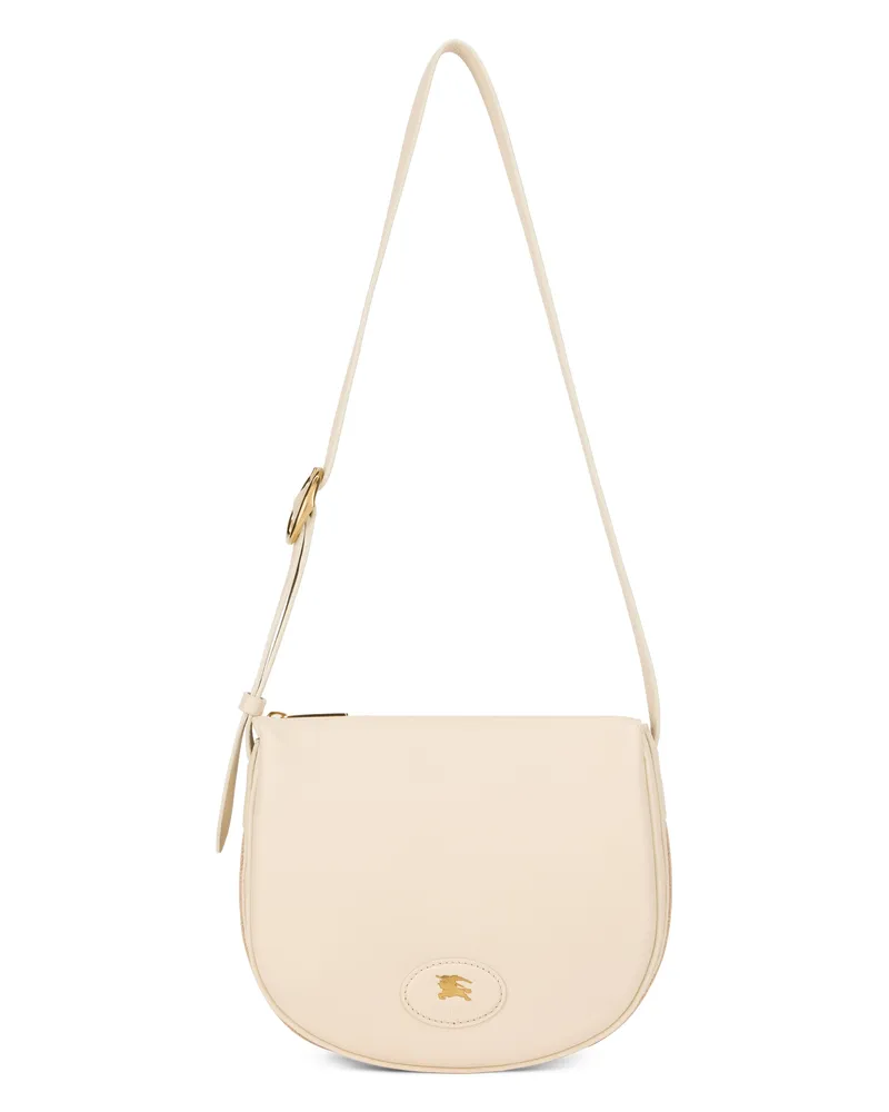 Burberry Women's Shoulder Bag Tavistock Ivory Leather Calfskin Beige