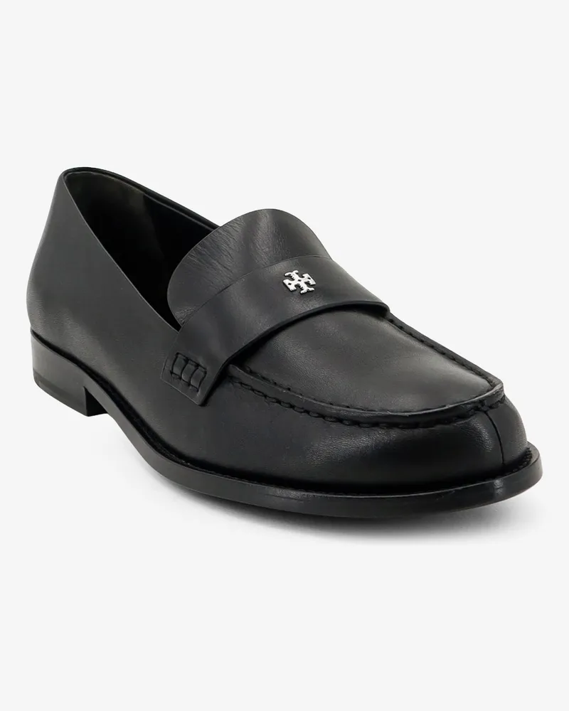 Tory Burch Women's Loafers Penny Leather Black Black