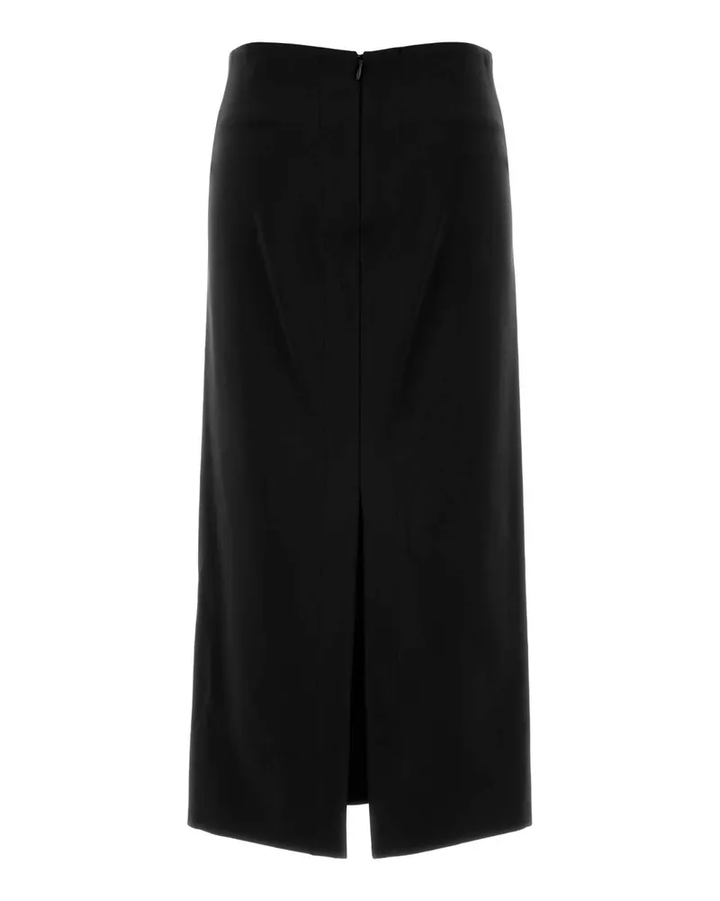 Jil Sander Women's Black Jersey Skirt Gonne Black