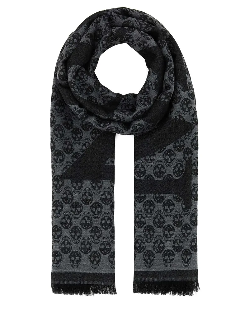 Alexander McQueen Multi Scarf — Gray Gray