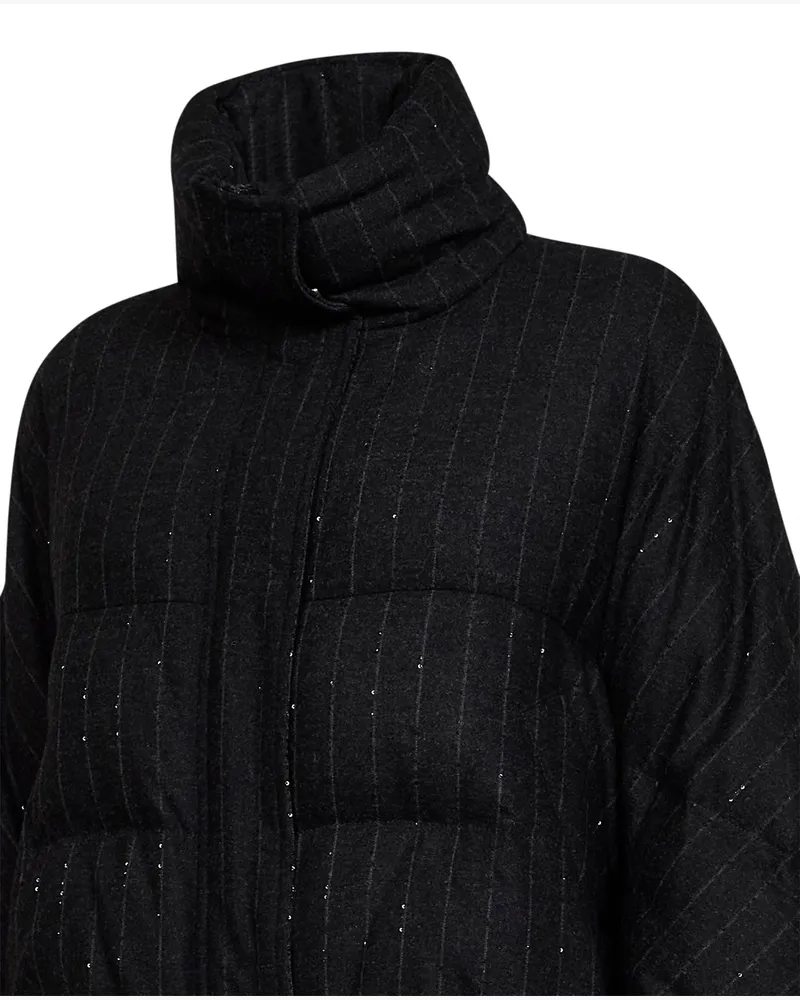 Brunello Cucinelli Puffer Jacket — Gray Gray