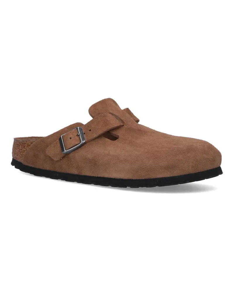 Birkenstock Unisex Sandals Brown Leather Brown