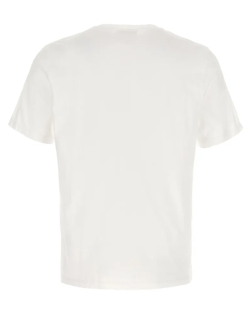Kitsuné Fox Head Patch Cotton T-shirt — White White