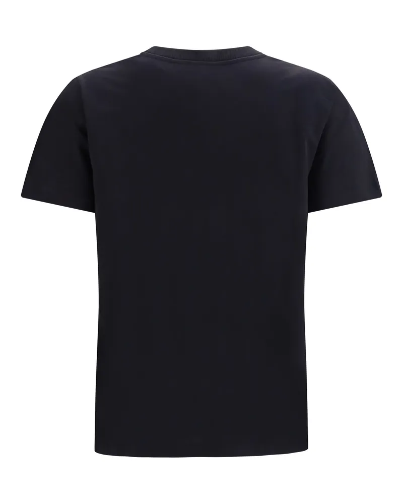 Ganni Mushroom Teddy Graphic T-Shirt — Black Black