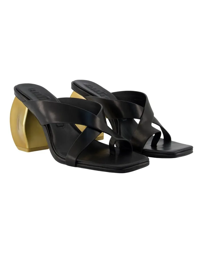 Cult Gaia Women's Nina Pumps -  Leather Multicolor Cowhide Shoes Multicolor
