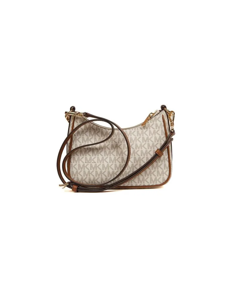 Michael Kors Women's Crossbody Bag Vanilla Leather Crossbody-bags Beige