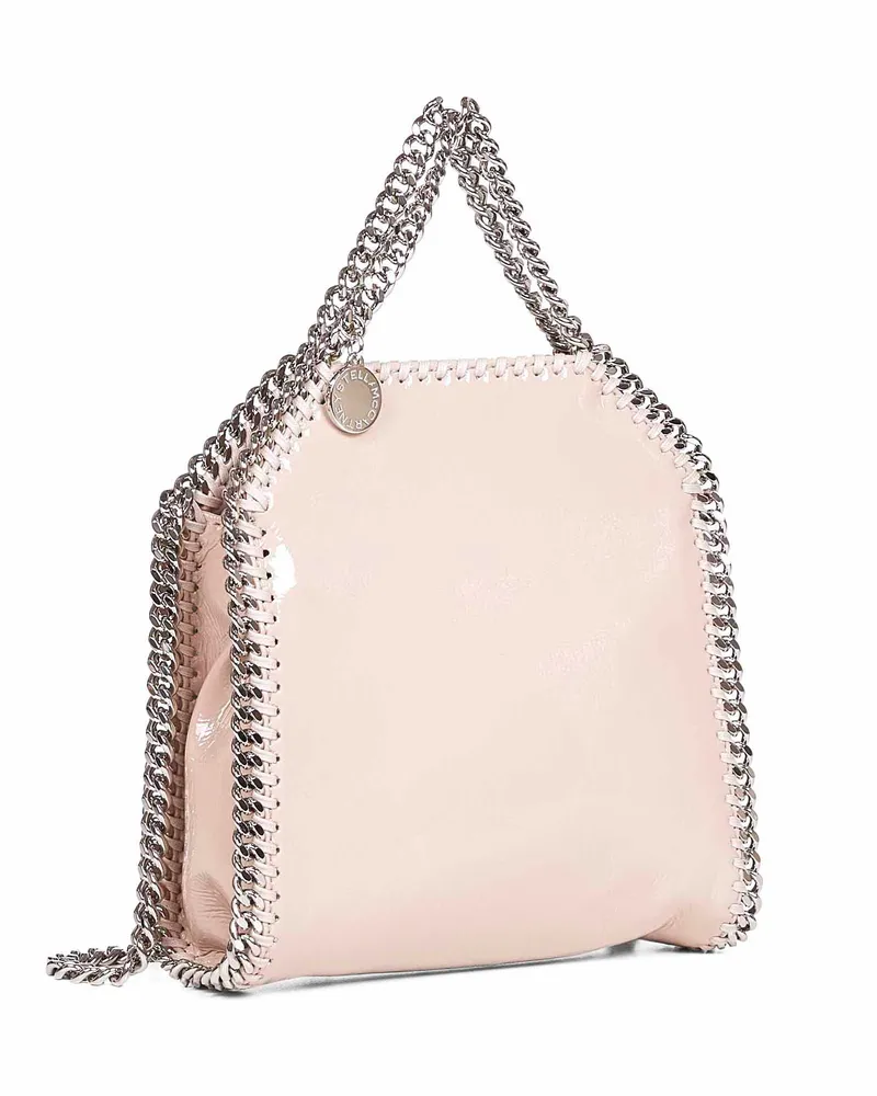 Stella McCartney Women's Blush Falabella Tiny Tote Bag Polyester Shoulder Pink