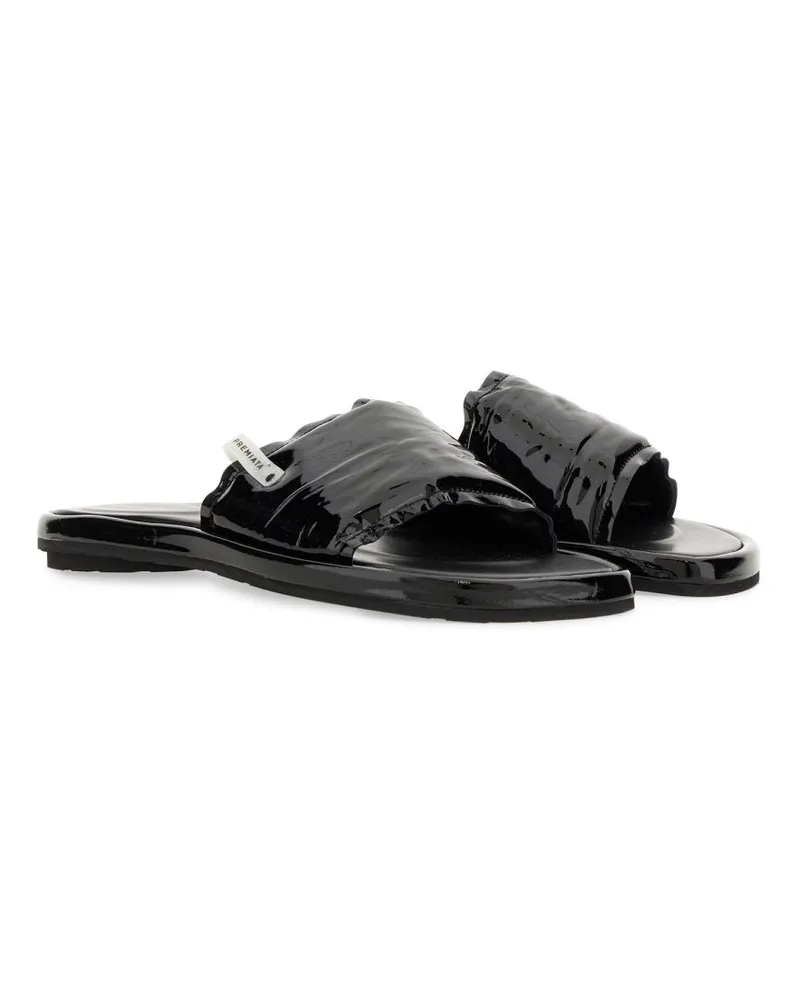 Premiata Microlite Sole Slide Sandal — Black Black