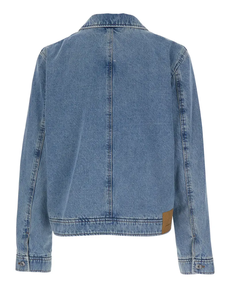 AMI Paris Denim Jacket — Blue Blue