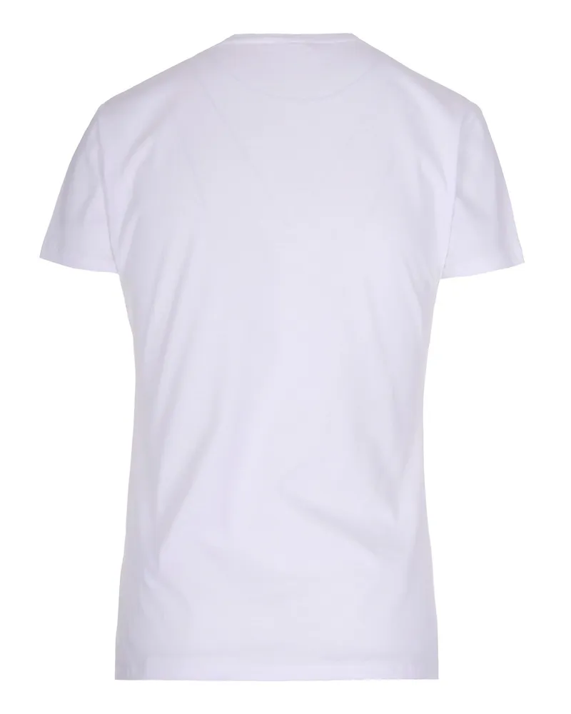 Liu Jo Women T-Shirt White Floral Print Cotton T-Shirts & Jerseys White